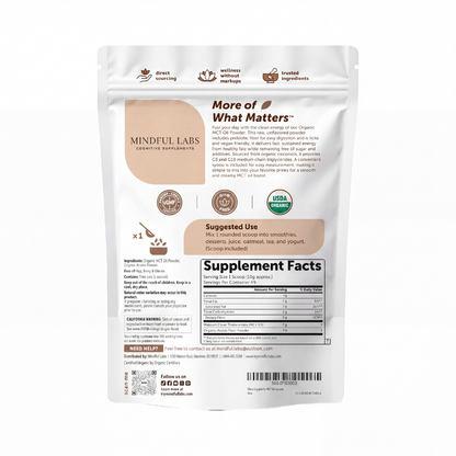 Organic MCT Oil Powder